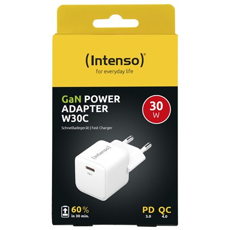 Intenso Power adatt. W30C GaN bian. 1x USB-C 30W