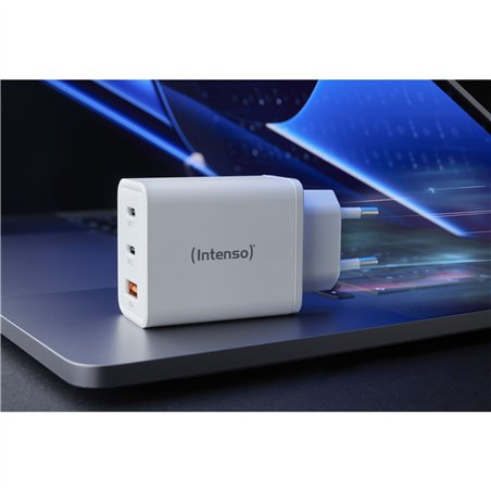 Intenso Power adatt. W65ACC GaN 2x USB-C 1x USB-A 65W     nero