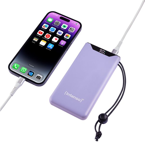 Intenso Powerbank F10000    Lila 10000 mAh incl. USB-C a tipo C