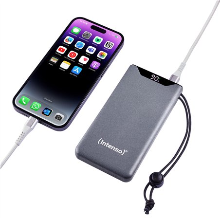 Intenso Powerbank F10000 Grigio 10000 mAh incl. USB-C a tipo C