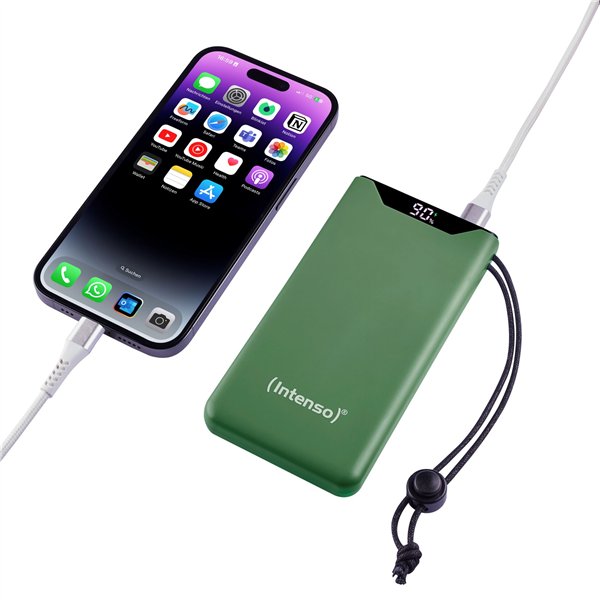 Intenso Powerbank F10000 verde 10000 mAh incl. USB-C a tipo C