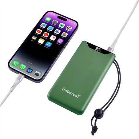 Intenso Powerbank F10000 verde 10000 mAh incl. USB-C a tipo C