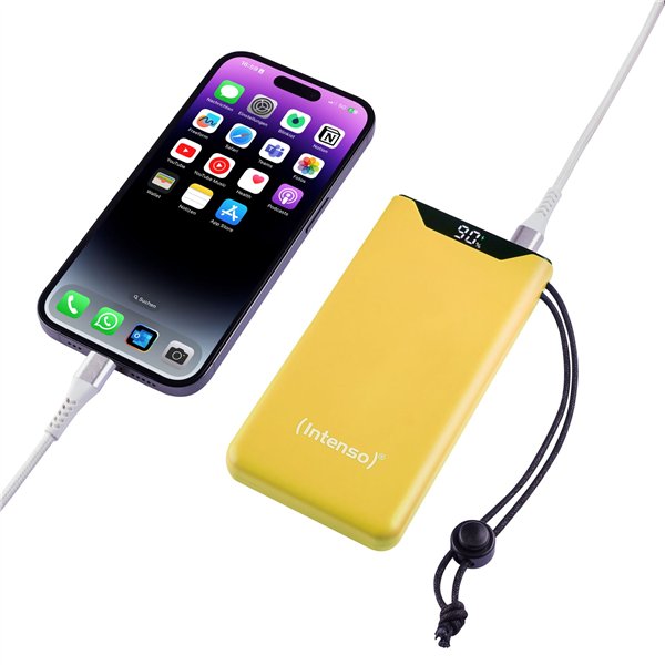 Intenso Powerbank F10000 giallo 10000 mAh incl. USB-C to a TipoC