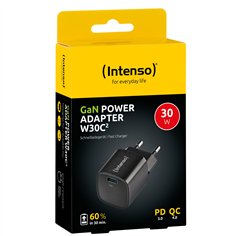Intenso Power adatt. W30C² GaN nero 1x USB-C 30W 2
