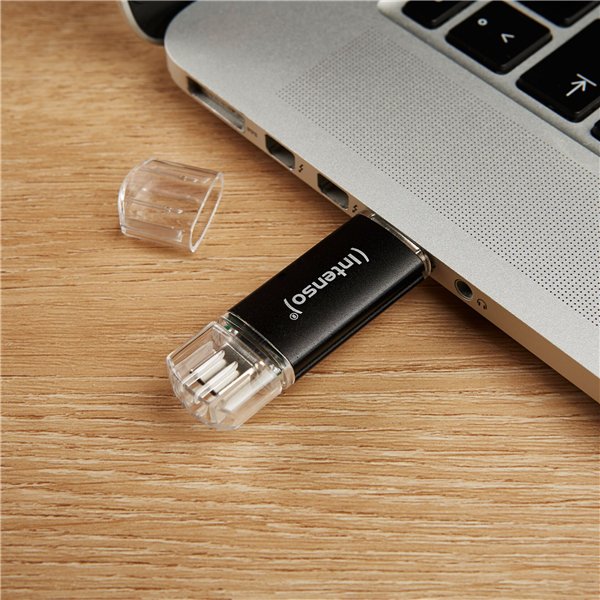 Intenso Twist Line         256GB USB Stick 3.2  USB-C & USB-A