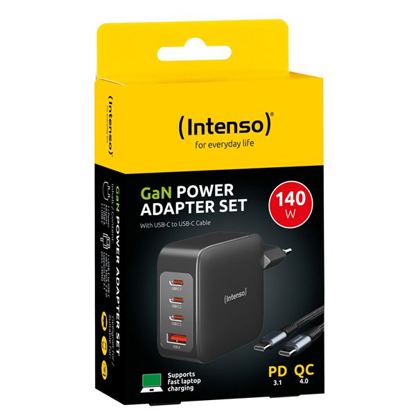 Intenso Power adatt. W140 SET 2x USB-C 1x USB-A incl. cavo