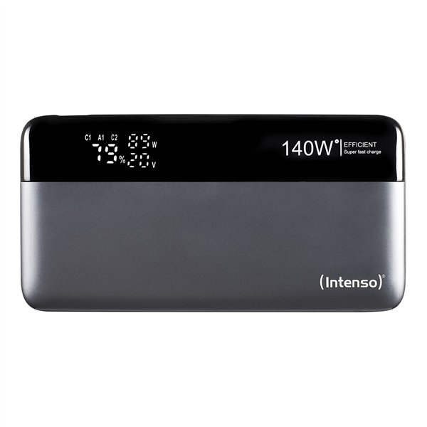 Intenso Powerbank HE25000   grau 25000 mAh  Ladeleistung 140 Watt