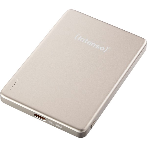 Intenso Powerbank MW5000 champa. 5000 mAh magnetic wireless