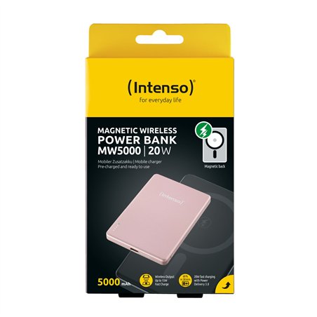 Intenso Powerbank MW5000    rosé 5000 mAh magnetic wireless