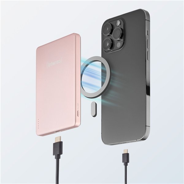 Intenso Powerbank MW5000    rosé 5000 mAh magnetic wireless
