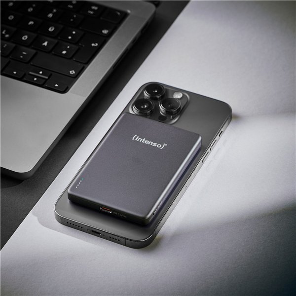 Intenso Powerbank MW5000 grigio 5000 mAh magnetic wireless