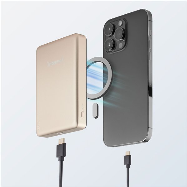 Intenso Powerbank MW10000 champa 10000 mAh magnetic wireless