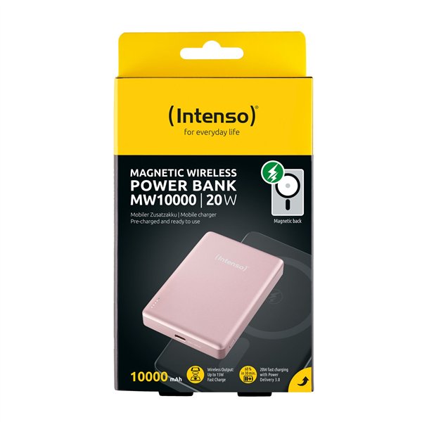 Intenso Powerbank MW10000   rosé 10000 mAh magnetic wireless
