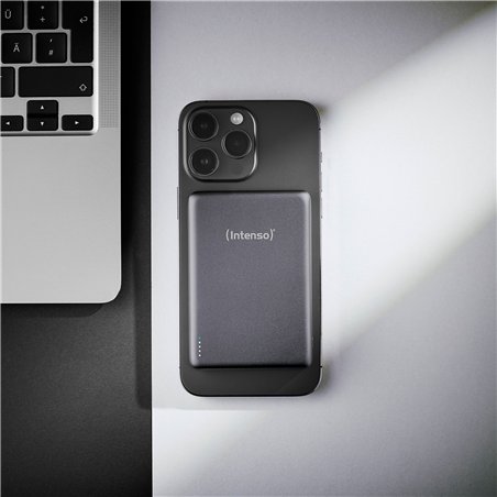 Intenso Powerbank MW10000 grigio 10000 mAh magnetic wireless