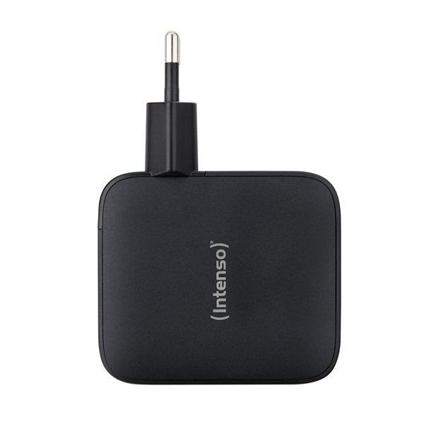 Intenso Power Adapter 100W   GaN 2x USB-C 1x USB-A inkl. Kabel 2m