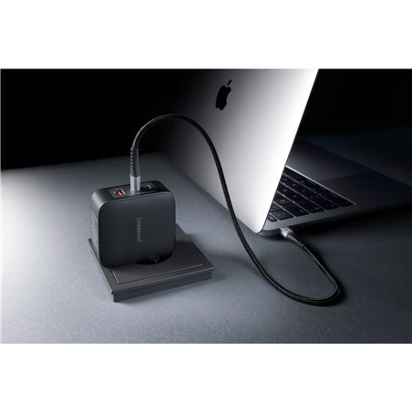 Intenso Power Adapter 100W   GaN 2x USB-C 1x USB-A inkl. Kabel 2m