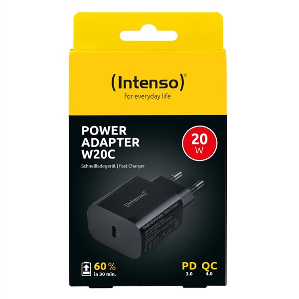 Intenso Power adatt. W20C nero 1x USB-C 20W