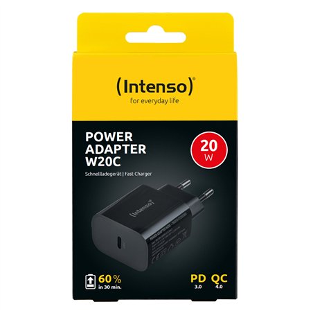 Intenso Power adatt. W20C nero 1x USB-C 20W
