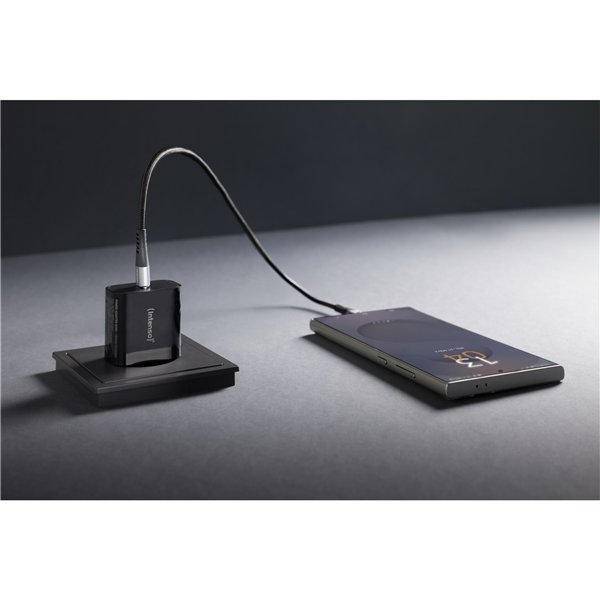 Intenso Power adatt. W20C nero 1x USB-C 20W
