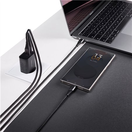 Intenso Power adatt. W30AC 1x USB-A 1x USB-C 30W nero