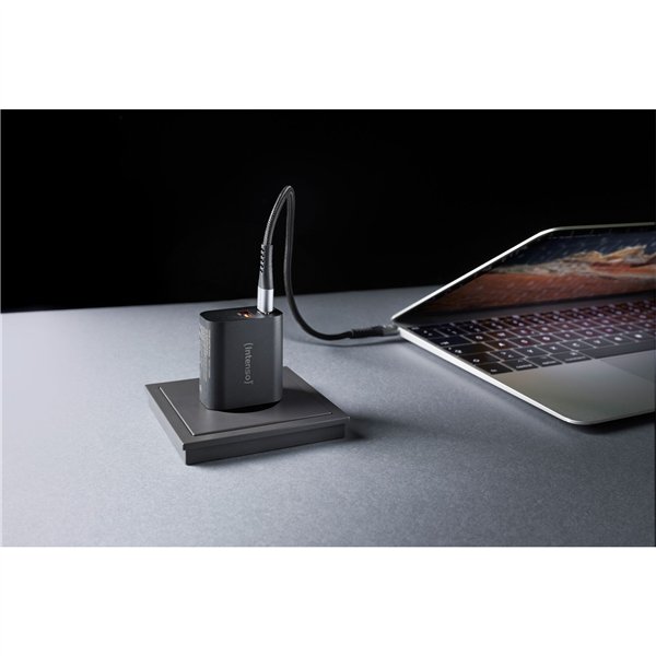 Intenso Power adatt. W30AC 1x USB-A 1x USB-C 30W nero