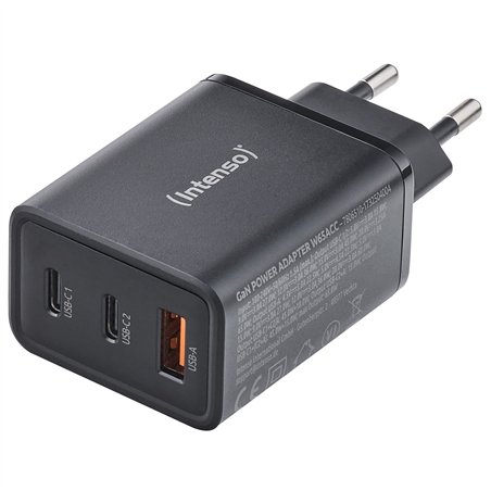 Intenso Power adatt. W65ACC GaN 2x USB-C 1x USB-A 65W nero