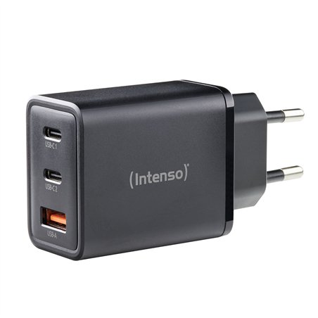 Intenso Power adatt. W65ACC GaN 2x USB-C 1x USB-A 65W nero