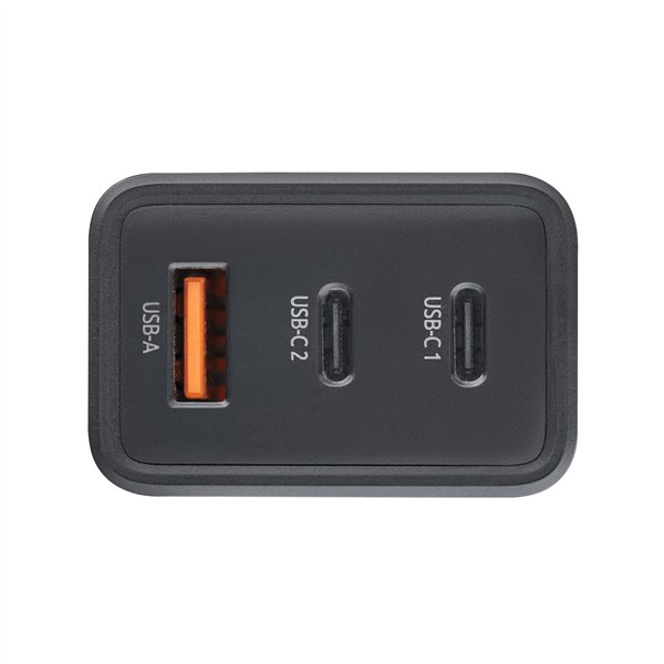 Intenso Power adatt. W65ACC GaN 2x USB-C 1x USB-A 65W nero