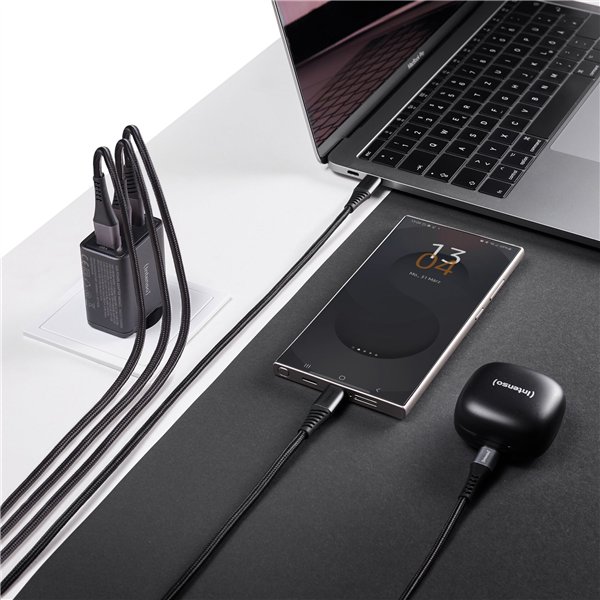 Intenso Power adatt. W65ACC GaN 2x USB-C 1x USB-A 65W nero