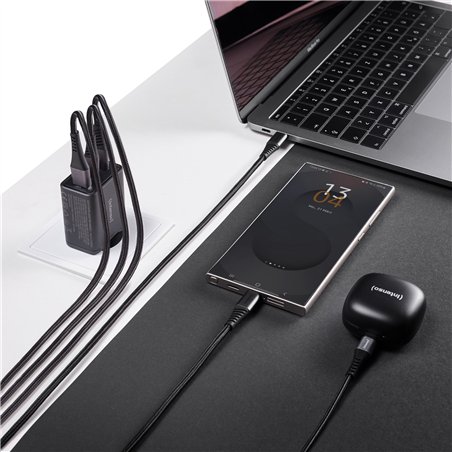 Intenso Power adatt. W65ACC GaN 2x USB-C 1x USB-A 65W nero