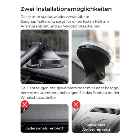 iOttie Velox Qi2 Wireless MagSafe Dash + Windshield Mount