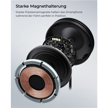 iOttie Velox Qi2 Wireless MagSafe Dash + Windshield Mount