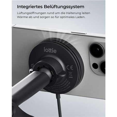 iOttie Velox Qi2 Wireless MagSafe Dash + Windshield Mount