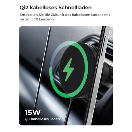 iOttie Velox Mini Qi2 Wireless MagSafe Air Vent Mount