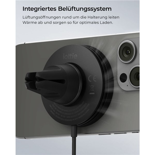 iOttie Velox Mini Qi2 Wireless MagSafe Air Vent Mount