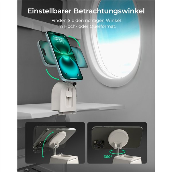 iOttie Treker MagSafe Travel Mount with Magnetic Ring Adapter