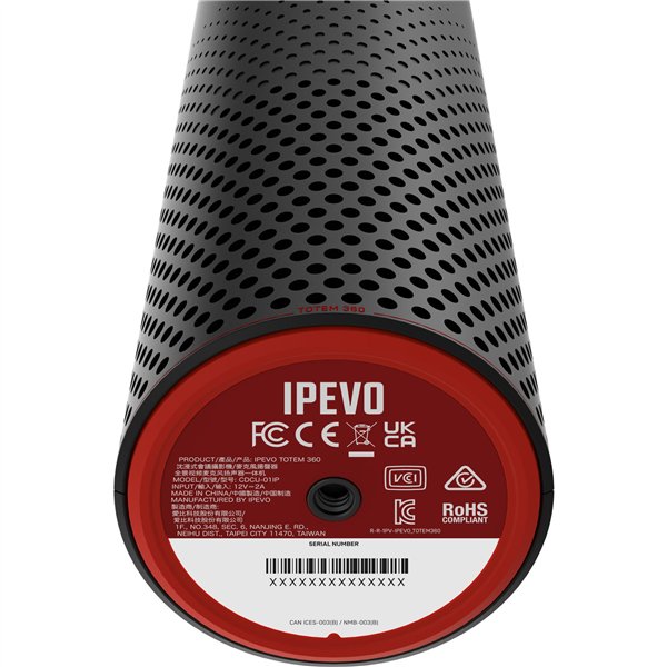 IPEVO TOTEM 360 gradi 4K telecamera per videoconferenze