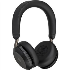 Jabra Evolve2 75 MS cuffia BT Over-Ear BLK USB-A + staz.ricar. 2