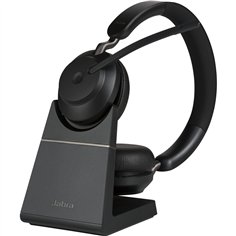Jabra Evolve2 65 MS Stereo USB-A cuffia nero BT con staz.ricarica