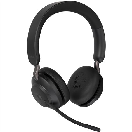 Jabra Evolve2 65 MS Stereo USB-A cuffia nero BT con staz.ricarica