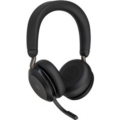 Jabra Evolve2 75 UC cuffia BT Over-Ear nero USB-A