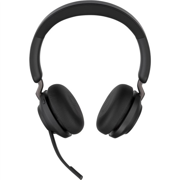 Jabra Evolve2 65 UC Stereo USB-A cuffia nero BT con staz.ricarica