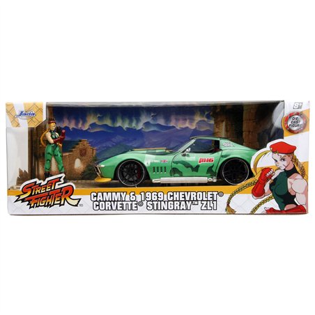 Jada Street Fighter Cammy 1:24 1969 Chevrolet         253255061