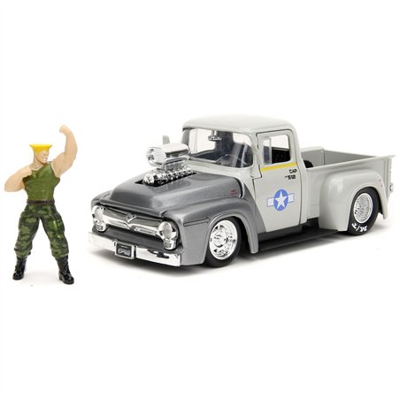 Jada Street Fighter 1956 Ford Pickup 1:24 + Guile    253255057