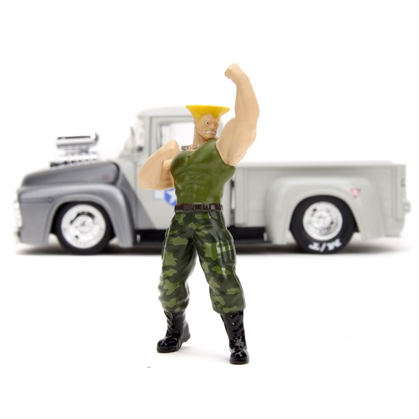Jada Street Fighter 1956 Ford Pickup 1:24 + Guile    253255057