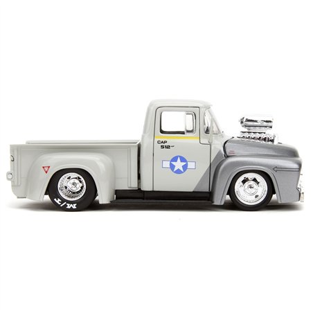 Jada Street Fighter 1956 Ford Pickup 1:24 + Guile    253255057