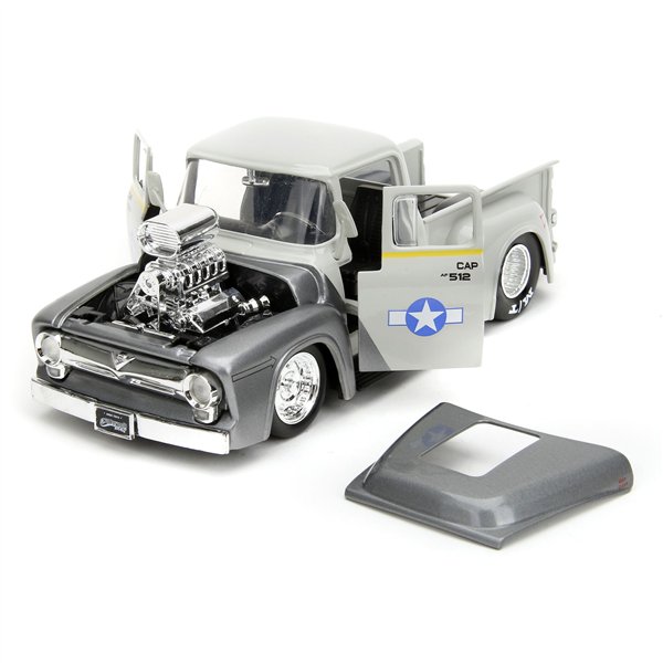 Jada Street Fighter 1956 Ford Pickup 1:24 + Guile    253255057