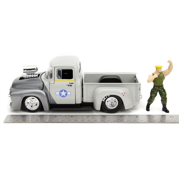 Jada Street Fighter 1956 Ford Pickup 1:24 + Guile    253255057