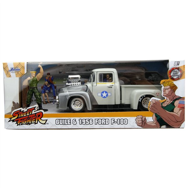 Jada Street Fighter 1956 Ford Pickup 1:24 + Guile    253255057