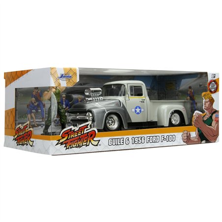Jada Street Fighter 1956 Ford Pickup 1:24 + Guile    253255057